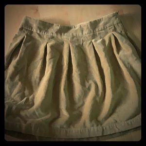 Frenchi Velvet Textured Tan Skirt Medium